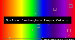 cara menghindari penipuan online