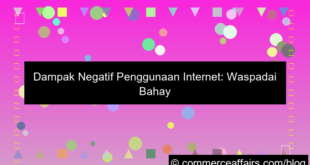 dampak negatif penggunaan internet
