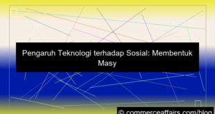 pengaruh teknologi terhadap sosial